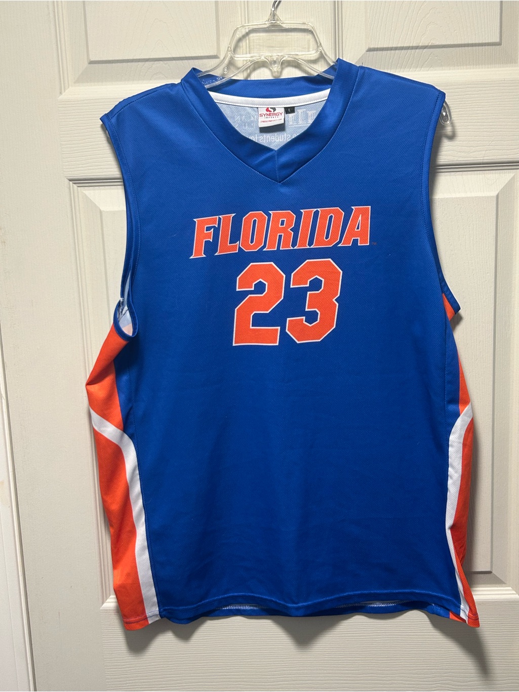 2023 University Of Florida Gators Blue Basketball Jersey Size Large Sga Sec Ncaa